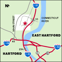 ct expo center map of area